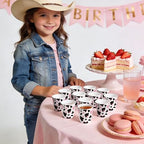 WRAPAHOLIC 3oz Pink Cow Bathroom Cups - Image 4