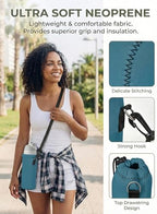 AUPET Water Bottle Bag Carrier, 24oz/32oz Insulated Neoprene bottle Sling - Image 2