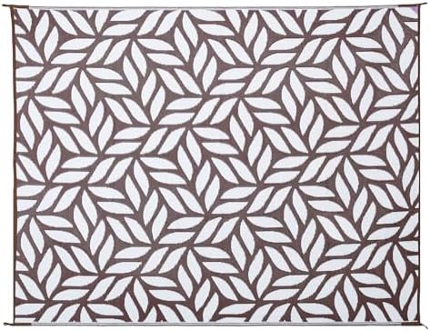 Stylish Camping 258107 8-feet by 10-feet Reversible Mat, Plastic Straw Rug - Image 5