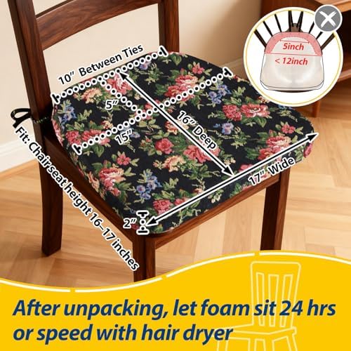 AAAAAcessories Chair Cushions for Dining Chairs - Image 2