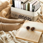 Marsui 1 Pcs TBR Basket Book Storage Bin Bookish Gifts - Image 2