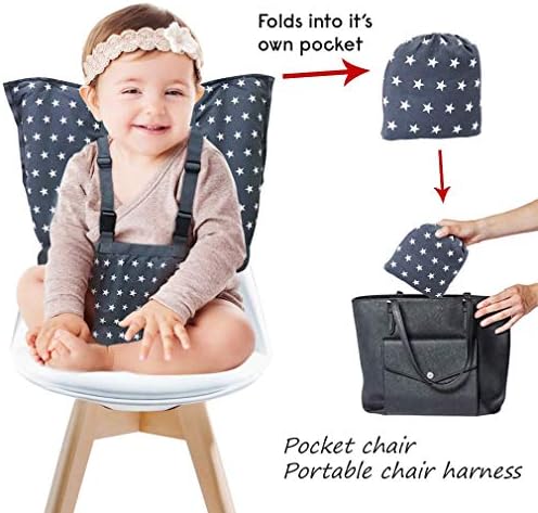 Portable Baby High Chair Safety Seat Harness - Image 2