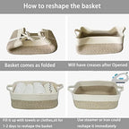 XUANGUO Medium Woven Cotton Rope Storage Basket - Image 7