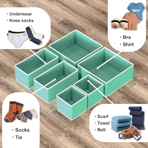 Simple Houseware Foldable Drawer Organizer Bin - Image 4
