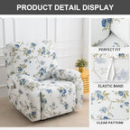 Recliner Chair Covers 4-Pieces Recliner Slipcovers Lazy Boy Chair Covers - Image 3