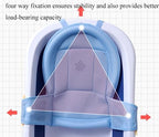 Adjustable Baby Bath Support Mesh Sling Non-Slip Infant Bathtub Shower Net - Image 3