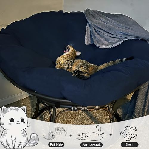 Papasan Cushion Cover Only, 55in Outdoor Indoor Papasan Chair Cushion Cover - Image 3