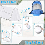 2 Pcs 78*31*23 Inch Large Pop Up Mosquito Net, Portable Foldable Mesh Tent - Image 6