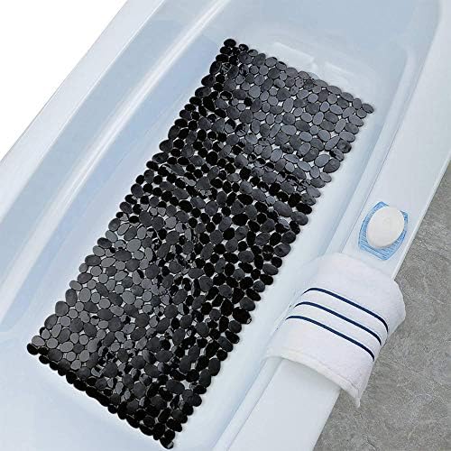 SONGZIMING Bathtub Mat Non Slip 2 Pack, 35 x 16 Inches Pebble Shower Mat - Image 6