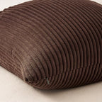 Topfinel Gold Brown Throw Pillow Covers Rustic Modern Soft Corduroy Striped - Image 5