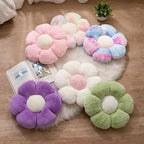 2 Pcs Pink Throw Pillows Cute Flower Decorative Pillows - Image 2