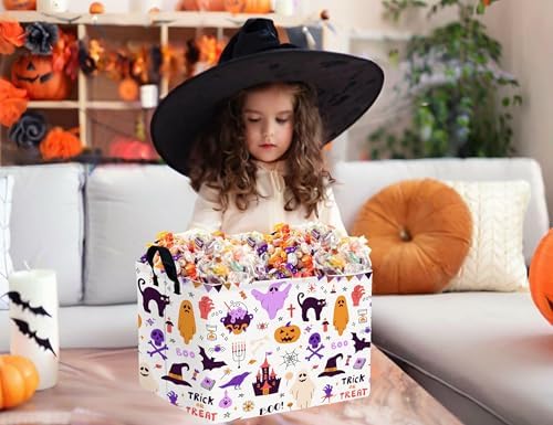 Large Halloween Themed Candy Gift Boo Basket - Image 7