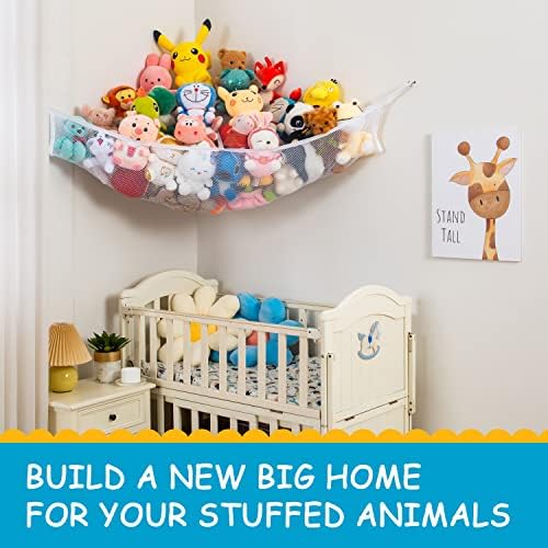 X-Large Stuffed Animal Storage Net, Holds 60 Plushies - Image 5