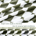 Yurhap Checkered Baby Blanket Fleece Baby Blankets - Image 6