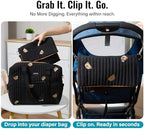 GOBABYMART Small Diaper Bag Tote, Maternity Baby Bag - Image 3