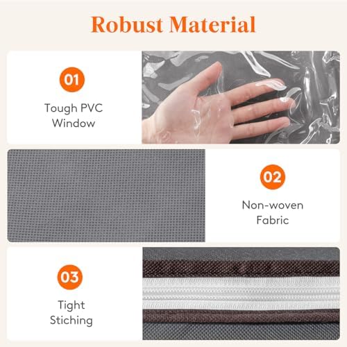 Lifewit 4 Pack 120L Extra Large Clothes Storage, Blanket Storage Bags - Image 4