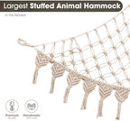 Abby Baby Extra Large Stuffed Animal Storage Hammock Corner - Image 4