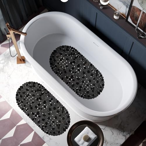 Vannokor Bathtub Mats for Bathroom 27x14 Inch, Bath Mat for Tub Feels Great on - Image 2