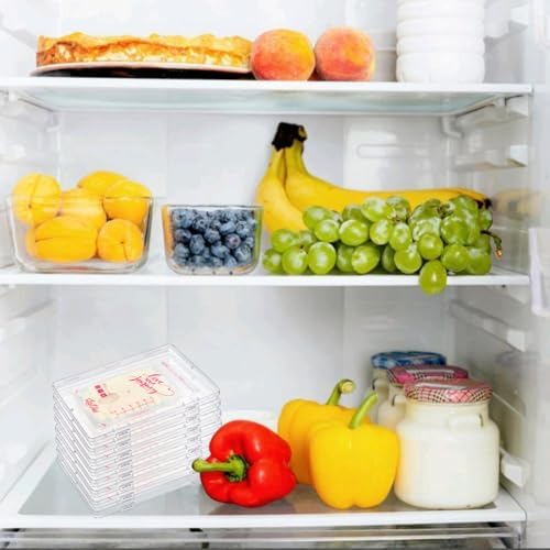 8 Pack Clear Clear Freeze Flat Breastmilk Storage Organizer, Space Saving - Image 5