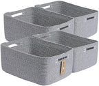 MiniArk Large Storage Baskets for Organizing, Baby Nursery, Toy Bins Box by MiniArkStorageBasketsHome