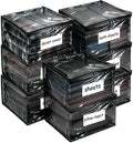 Plastic Storage Bags with Easy-Glide Zipper, Durable Clear Vinyl Zippered by Kikerike