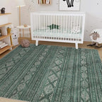 Nakagishi 6x9 Area Rugs Living Room: Washable Boho Large Neutral Soft Farmhouse - Image 7