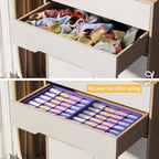 joyoldelf Sock Drawer Organizer Divider 4 Packs Underwear Organizer, 24 Cell - Image 6