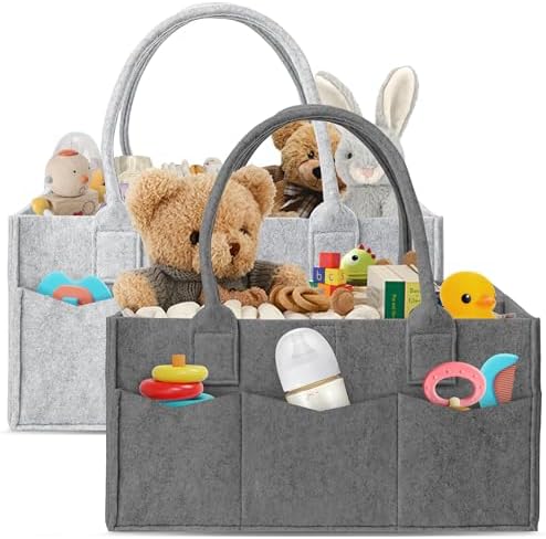 HIPHOP PANDA 2-Pack Diaper Caddy Organizer by HIPHOPPANDA