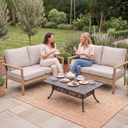 8Pcs Patio Cushion Covers Stretch Outdoor Furniture Protector Slipcovers - Image 2