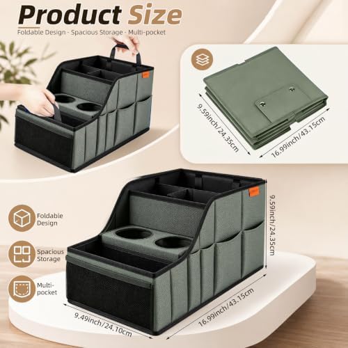Car Seat Organizer Back Front Captains Seats Storage Travel - Image 5