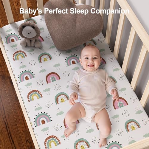 Baby Crib Sheets 2 Pack for Boys and Girls Fit for Standard Crib Toddler - Image 6