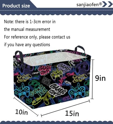 Rectangular Kids Baskets, Waterproof Foldable Storage Basket - Image 7