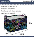 Rectangular Kids Baskets, Waterproof Foldable Storage Basket - Image 7