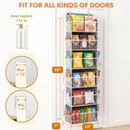 Ofiray-home 2 Pack Over Door Organizer - Image 4