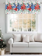 Vandarllin Eucalyptus 4th of July Kitchen Curtains Valances - Image 4