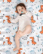 Baby Crib Sheets for Boys, Toddler Bed Sheets Fitted for 52x28 Inch Standard - Image 4