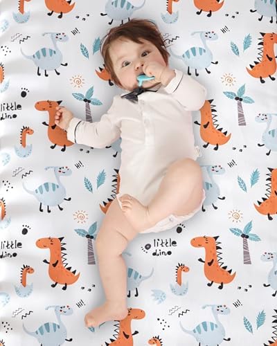 Baby Crib Sheets for Boys, Toddler Bed Sheets Fitted for 52x28 Inch Standard - Image 4
