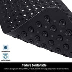 Non Slip Bathtub Shower Mat, Extra Long Bath Mat - Image 5