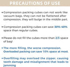 BAGAIL 4 Set/6 Set/8 Set Compression Packing Cubes Travel Accessories - Image 5