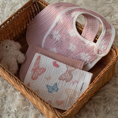 Muslin Baby Bibs for Drooling and Teething, Bibs for Boys Girls - Image 7