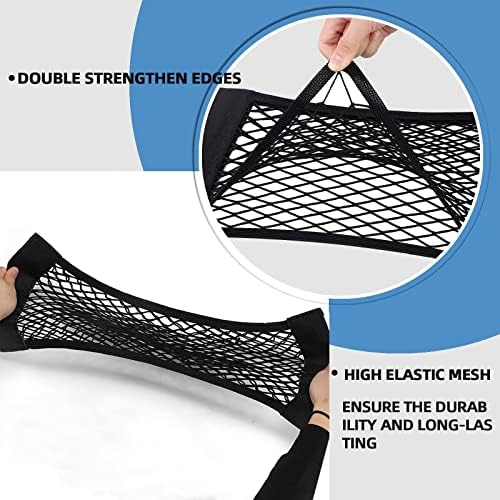 Universal Mesh Cargo Net for Car Trunk Storage, Elastic Small Automotive Cargo - Image 4
