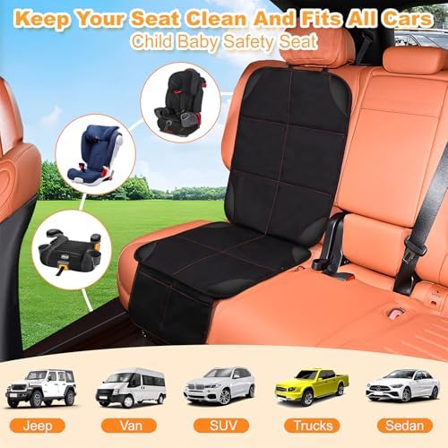 SMART ELF Car Seat Protector, Thickest Padding and Non-Slip Backing 1Pack - Image 2