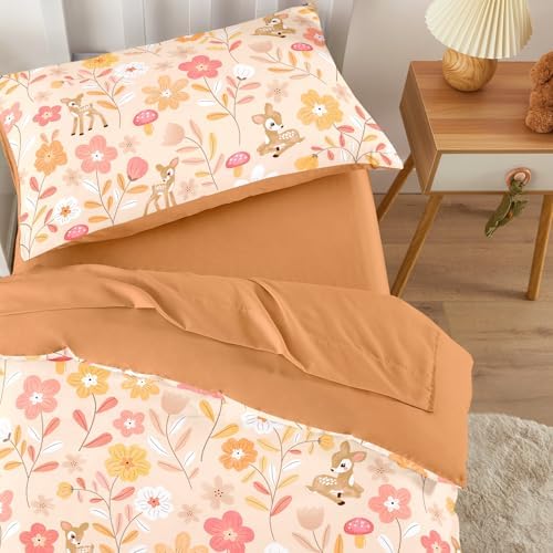 Wake In Cloud - Floral Toddler Bedding Set - Image 3