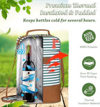 Tirrinia 2 Bottle Wine Cooler Bag Tote - Image 3