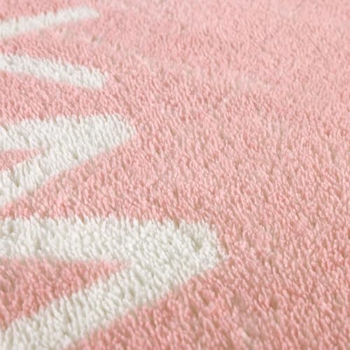 Topotdor Round ABC Area Rug, 96 Inch Soft Floor Carpet - Image 5