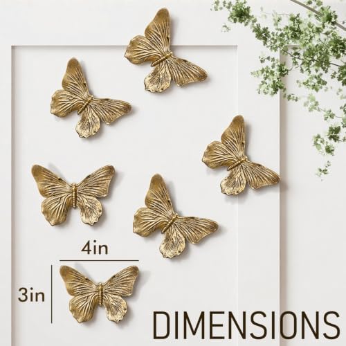 GUSFREUD 3D Butterfly Wall Decor Set – Resin Wall Decor - Image 3