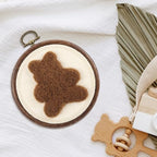 Chunful Felted Bear Nursery Wall Decor Cute Wall Art - Image 4