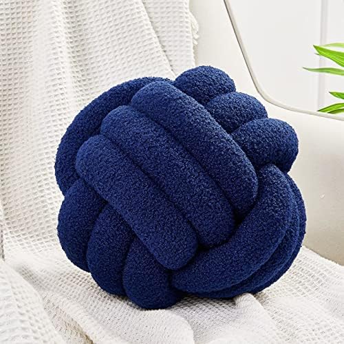 Uvvyui Knot Pillow Ball, Soft Home Decorative Pillows, Round Throw Pillow by Uvvyui
