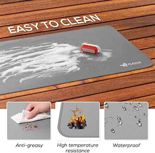 FLASLD Heavy-Duty Multi-Purpose Fireproof 24 X 42 inches Floor Mat - Image 5