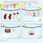2PCS Stuffed Animals Storage Chain Organizers 80" Cotton Hanging Storage Chain - Image 3